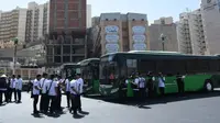 Layanan bus salawat jemaah haji Indonesia segera berakhir. (Dream/Maulana Kautsar)