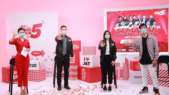 J T Express Bagi Bagi Kebahagiaan Di Ulang Tahun Ke 5 Ikutan Yuk Bisnis Liputan6 Com