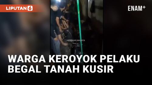 VIDEO: Pelaku Begal di Tanah Kusir Ditangkap, Langsung Dikeroyok Warga