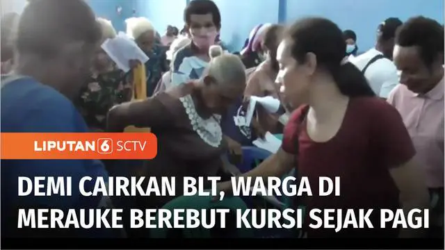 Sejak pagi, warga sudah memenuhi Kantor Pos Merauke, Papua. Mereka menunggu giliran untuk mendapat bantuan pangan non tunai, sebesar Rp 200 ribu, yang dibayar 3 bulan sekaligus.