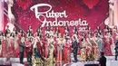 Suasana Grand Final Puteri Indonesia 2017 di JCC, Jakarta, Sabtu (1/3) dini hari. Bunga akan mengikuti ajang Miss Universe, pada 2018. (Liputan6.com/Angga Yuniar)