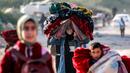 Data Kementerian Kesehatan Palestina menyebutkan bahwa serangan udara yang diluncurkan Israel ini setidaknya menewaskan 200 orang. (Bashar TALEB/AFP)