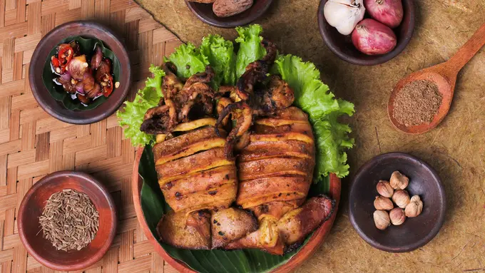 cumi bakar bumbu rujak