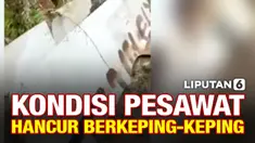 pesawat hancur