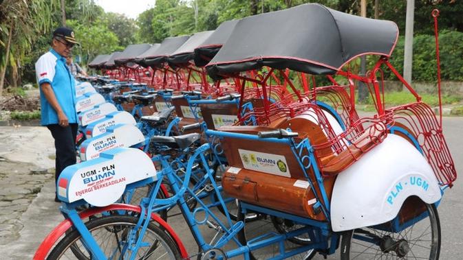 UGM Buat Becak Listrik Ramah Lingkungan Otomotif 