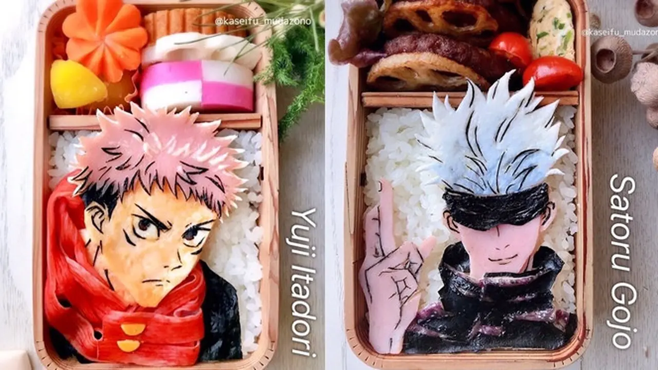 6 Bento Unik Bentuk Karakter Anime Jujutsu Kaisen Ini Detailnya Bikin Takjub