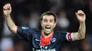 Pauleta - Striker tajam ini pernah menyabet dua kali gelar top skor di Liga Prancis saat berseragam PSG. Lima musim membela Les Parisiens total 109 gol telah ia torehkan untuk klub kebanggaan warga Paris tersebut. (AFP/Patrick Hertzog)