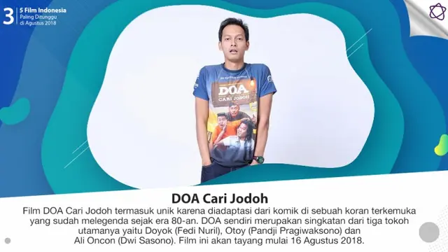 [Bintang] 5 Film Indonesia Paling Ditunggu di Agustus 2018