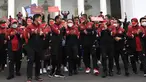 Presiden Joko Widodo atau Jokowi mengapresiasi kiprah atlet-atlet Indonesia di SEA Games 2021 yang meraih medali emas, perak, dan perunggu. Pemerintah pun memberi apresiasi pencapaian itu dengan memberi bonus. (Foto: Biro Pers Sekretariat Presiden/Lukas)