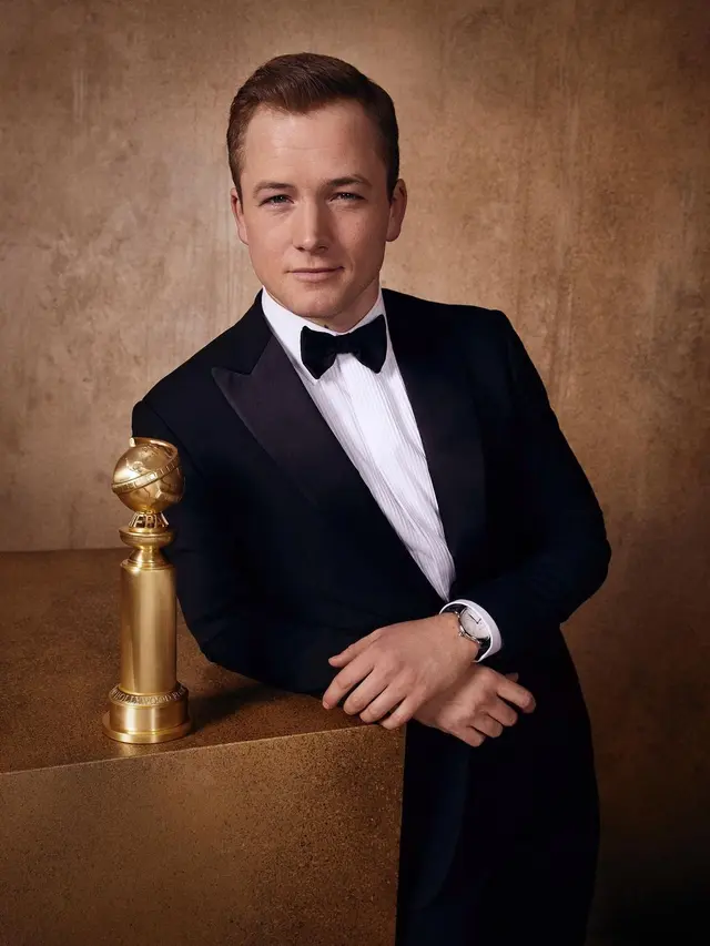 Taron Egerton. (Foto: Instagram terverifikasi @goldenglobes)