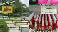 10 Potret Nyeleneh Orang Langgar Aturan Meski Sudah Ada Tulisannya Ini Bandel Banget