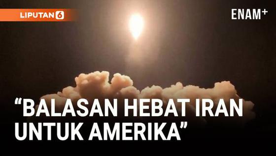 VIDEO: Iran Balas Serang, Rudal Hantam Pangkalan Militer Amerika di Qatar