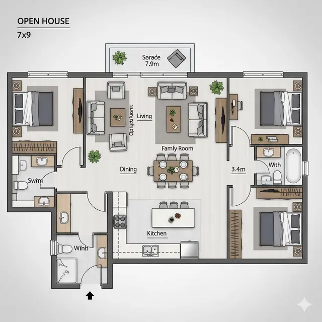 Layout Open Space