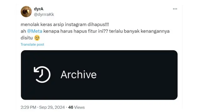 6 Cuitan Netizen Arsip Instagram Dihapus Ini Bikin Sedih, Kenangannya Hilang