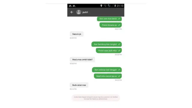 Chat Lucu Driver Ojek Online Buat Kesal Penumpang Ini Bikin Cengar Cengir