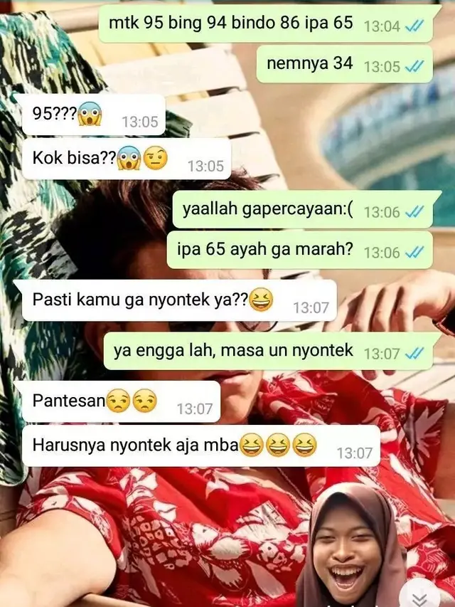 8 Chat Anak Curhat ke Ayah Ini Endingnya Absurd Banget