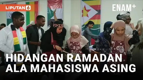 VIDEO: Mahasiswa Asing Suguhkan Kuliner Ramadan Khas Negara Asal Mereka di Purwokerto