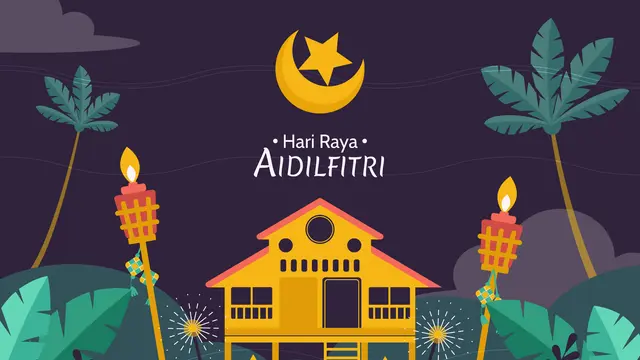 Ilustrasi Lebaran, Hari Raya Idulfitri