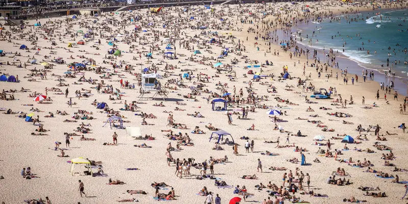 Pantai Bondi di Sydney, Australia