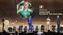 Sadio Mane berhasil meraih penghargaan Pemain Terbaik Afrika 2022. Trofi tersebut didapat Mane berkat penampilan moncernya bersama Liverpool dan juga Timnas Senegal. (Photo by AFP)