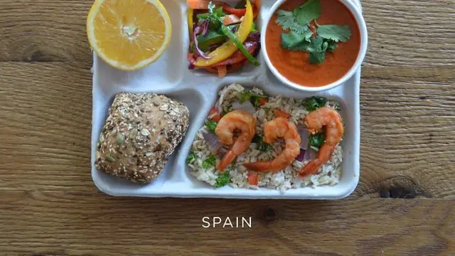 bekal sekolah di seluruh dunia (foto: boredpanda)