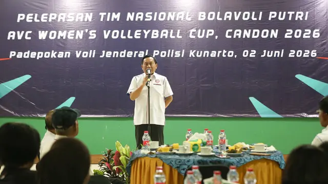Bidik Empat Besar Piala AVC Putri 2026, Timnas Voli Putri Indonesia Resmi Dilepas