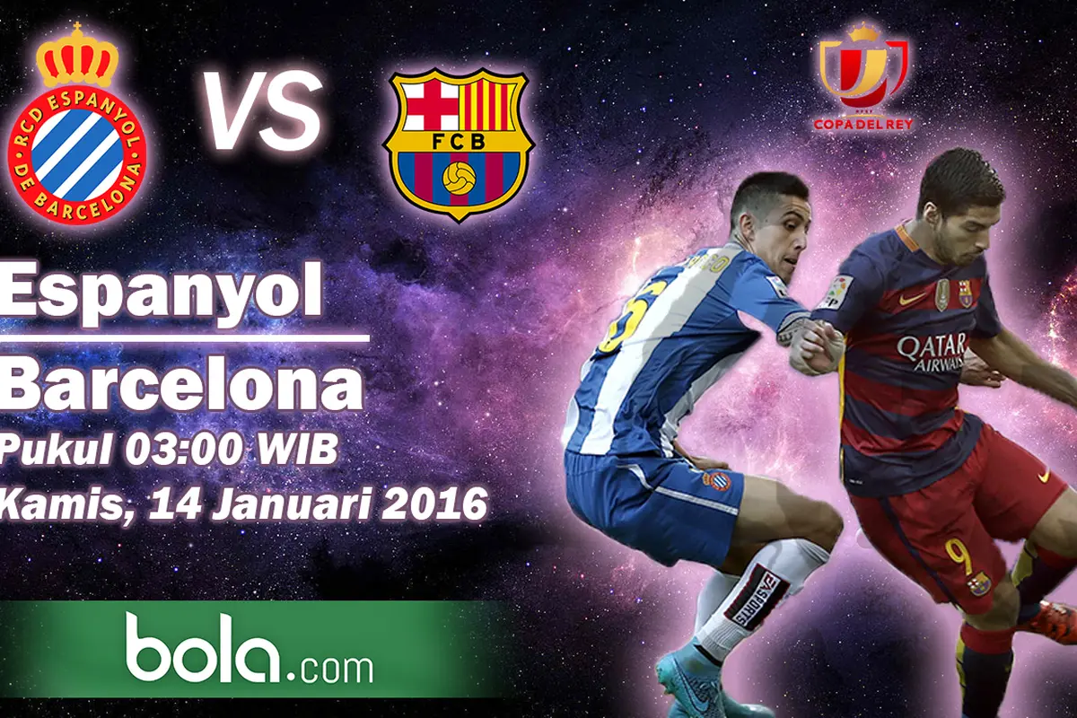 Espanyol vs Barcelona (Bola.com/Samsul Hadi)