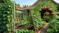 10 Ide Pagar Kawat yang Cocok untuk Budidaya Timun dan Labu, Panen Lebih Mudah