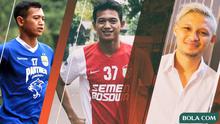 Pemain Syamsir Alam, Maldini Pali, Muchlis Hadi (Bola.com/Adreanus Titus)