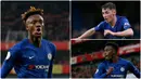 Frank Lampard memberikan banyak kesempatan kepada para pemain muda Chelsea untuk tampil bersama tim utama. Talenta-talenta muda Chelsea ini berusaha memberikan yang terbaik pada kesempatan itu. Berikut darah-darah muda Chelsea di musim ini. (Kolase foto AFP)