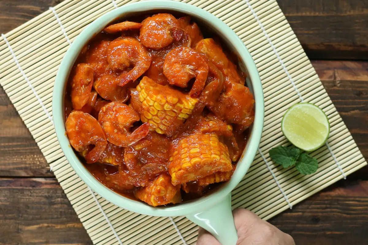 udang saus padang