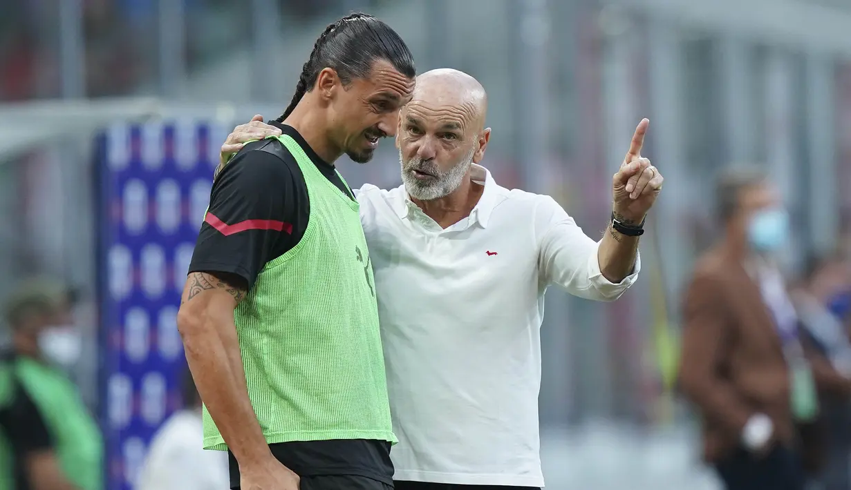 Laga tersebut juga menandai kembalinya Zlatan Ibrahimovic usai empat bulan istirahat karena cedera. (Foto:AP/Spada/LaPresse)