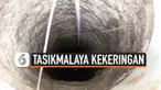 Kekeringan panjang selama sebulan membuat warga di Tasikmalaya mulai meninggalkan rumahnya. Warga kesulitan mencari air untuk minum dan memasak.