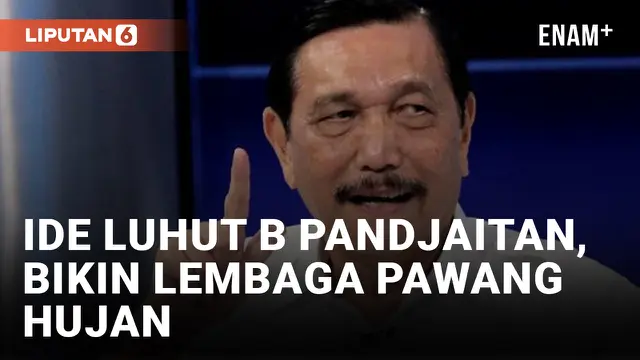 Luhut B Pandjaitan Mau Bikin Lembaga Pawang Hujan