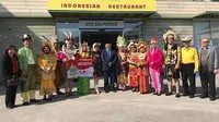Restoran Rajawali Indonesia baru dibuka di Baku, Azerbaijan. (dok. KBRI Azerbaijan/Dinny Mutiah)