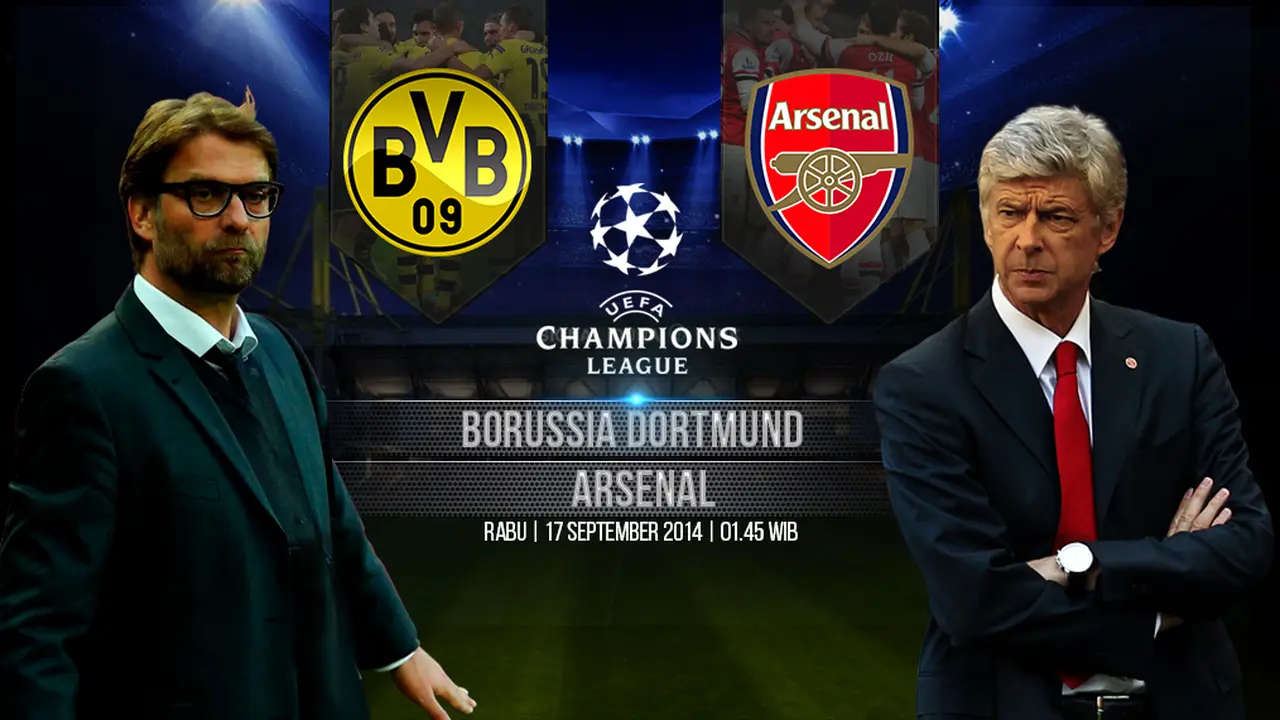 Prediksi Borussia Dortmund vs Arsenal (Pelatih)