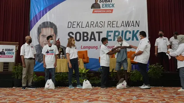 Sobat Erick dukung Erick Thohir maju di Pilpres 2024