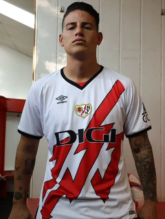 Vallecano mengumumkan transfer James pada Senin (26/8/2024). Gelandang berusia 33 tahun itu dikontrak selama semusim dengan opsi perpanjangan pada musim berikutnya. (FOTO: instagram.com/jamesrodriguez10/)