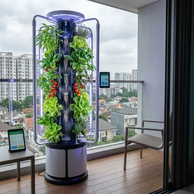 Desain Balkon Rumah yang Bisa Jadi Kebun Sayur Mini