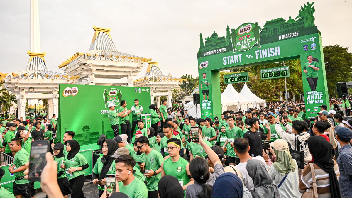 6 Ribu Peserta Ramaikan MILO ACTIV Indonesia Race 2025 Seri Surabaya
