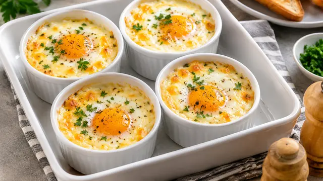 Resep Telur Panggang Keju ala Brunch Hotel