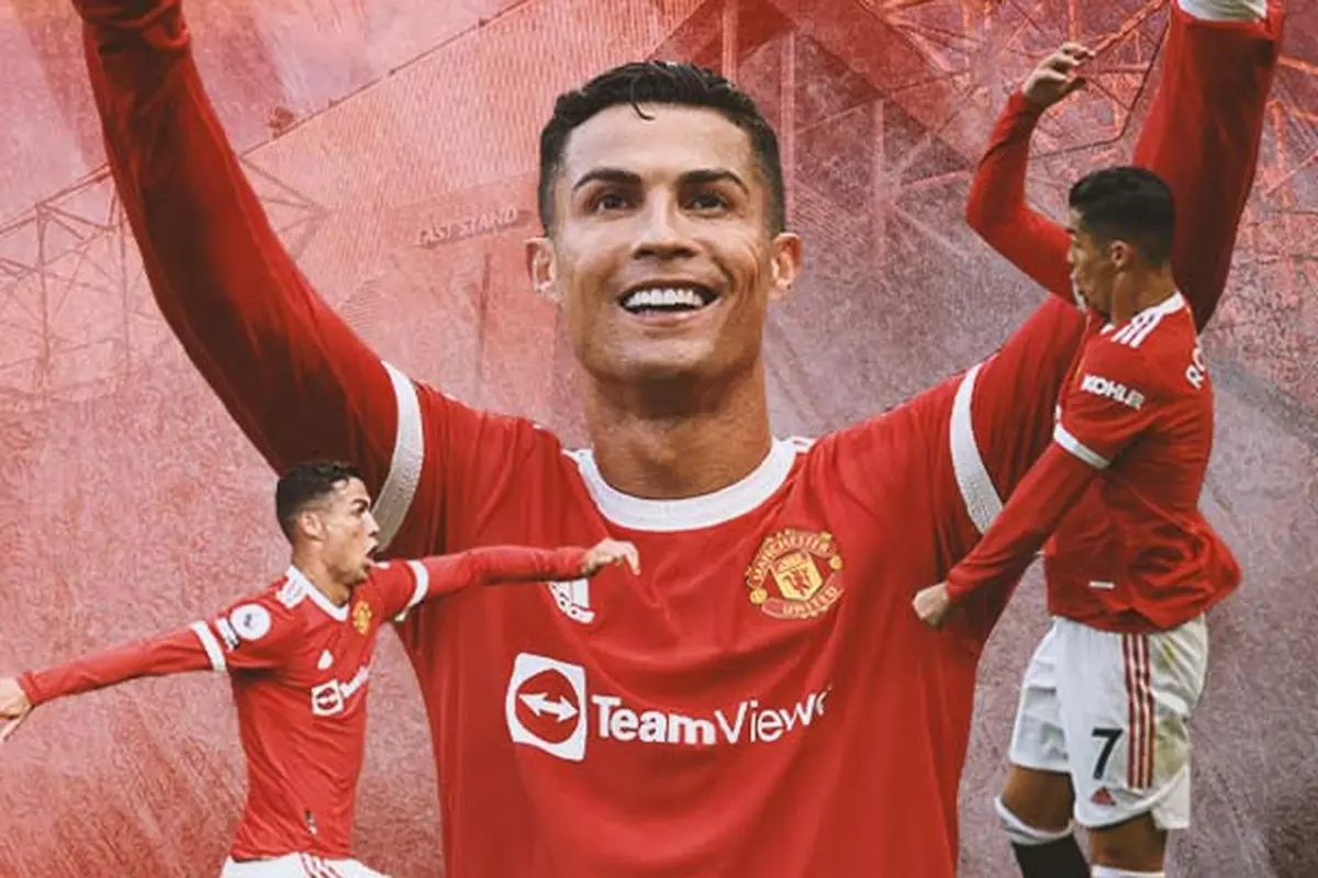 Manchester United - Ilustrasi Gol Cristiano Ronaldo
