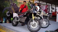 E-Tactical Motorbike VIP Safeguarding menarik perhatian pengunjung IEMS 2021. (Oto.com)