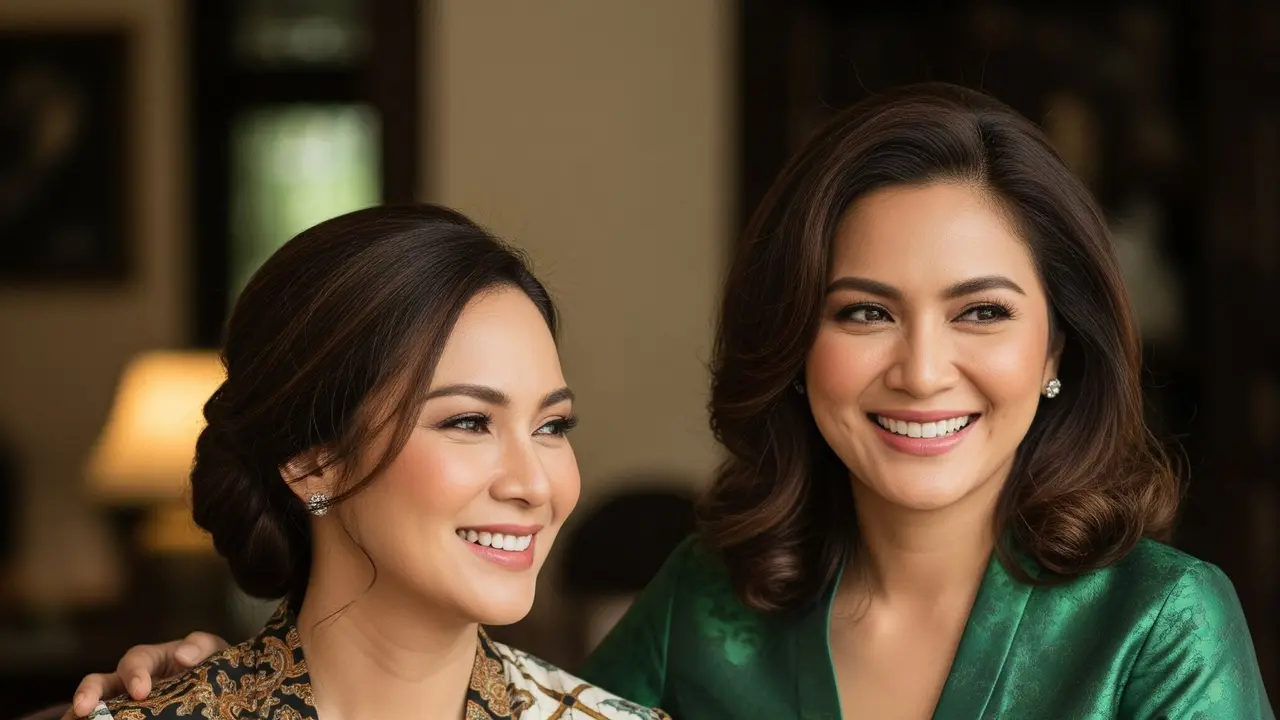 Model Atasan Brokat Wanita Usia 45 Tahun ke Atas