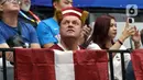 Meski kalah dari Kanada, timnas basket Latvia juga lolos ke babak selanjutnya sebagai sebagai runner up grup. (Liputan6.com/Helmi Fithriansyah)