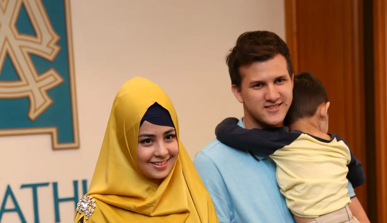 Preskon pernikahan dengan Stuart Colin