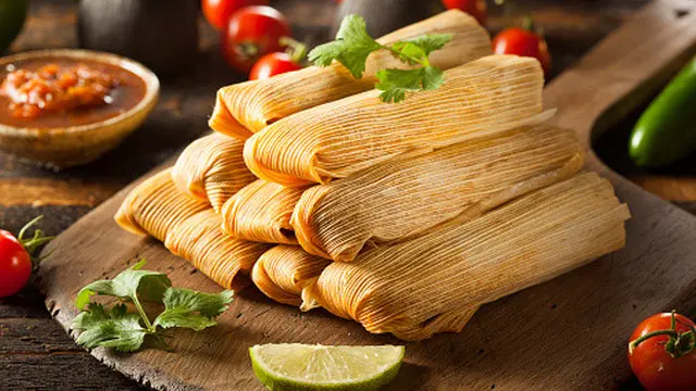 Ilustrasi Tamales, Makanan khas Meksiko