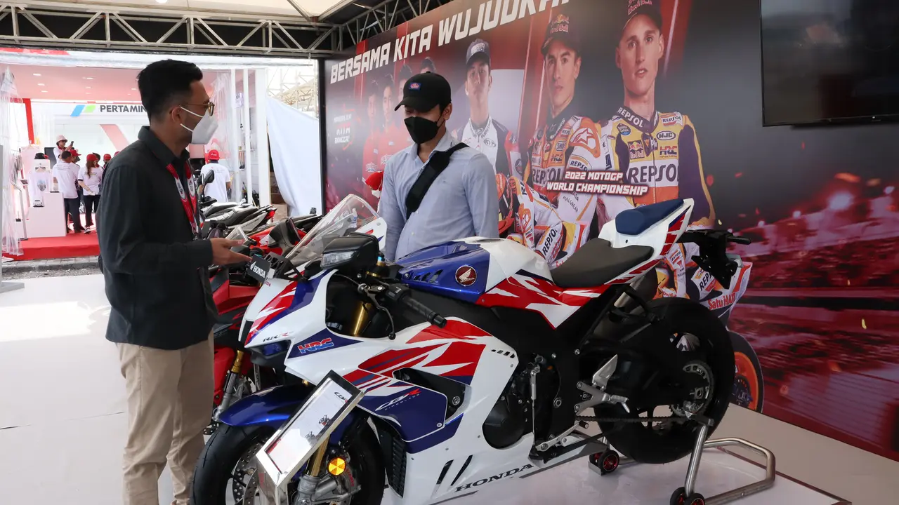 Booth Honda di MotoGP Mandalika