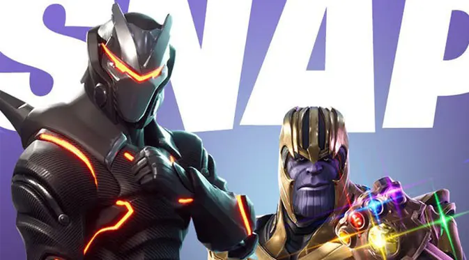 Thanos muncul di gim Fortnite Battle Royale. (Doc: CBR)