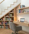 Model Rak Buku di Bawah Tangga. Foto: AI Generated